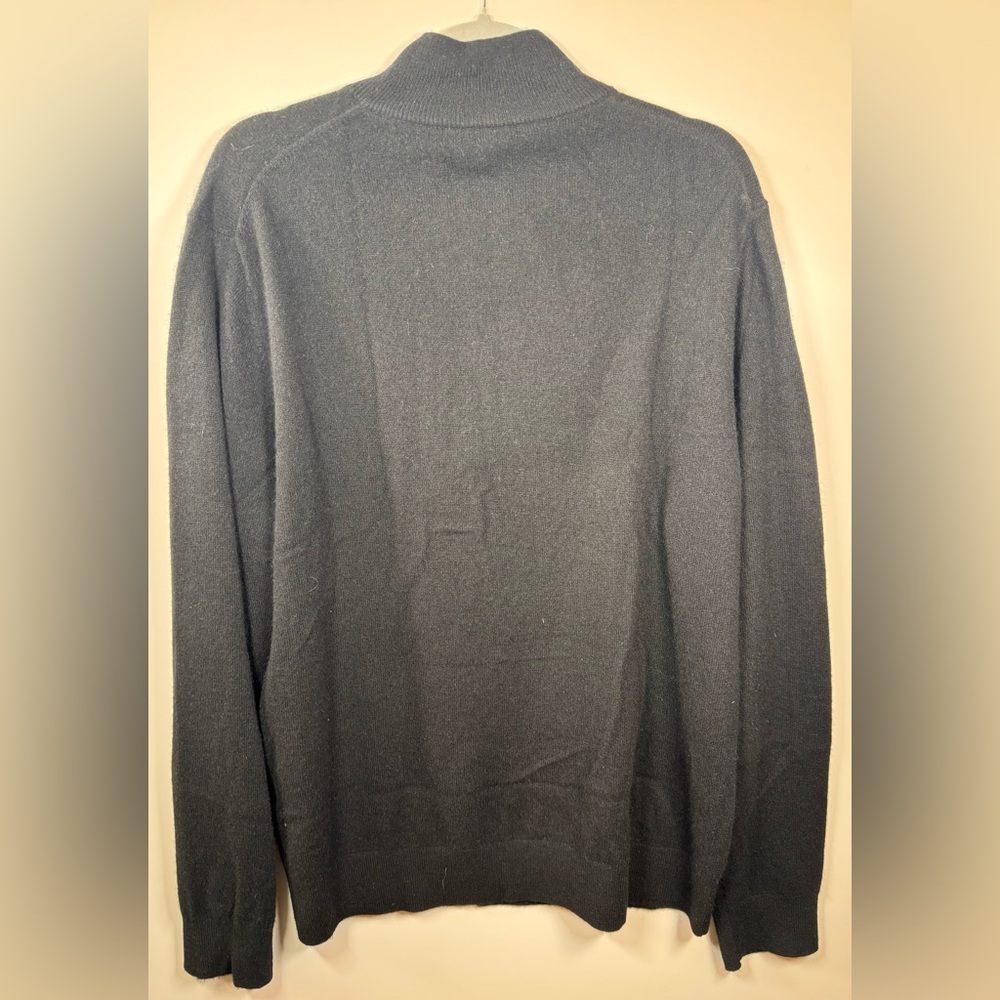 Todd Snyder New York Cashmere Quarter Zip Sweater- XL - Picture 2 of 5